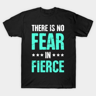 Fierce | Cute And Funny Cheerleading Cheerleader T-Shirt